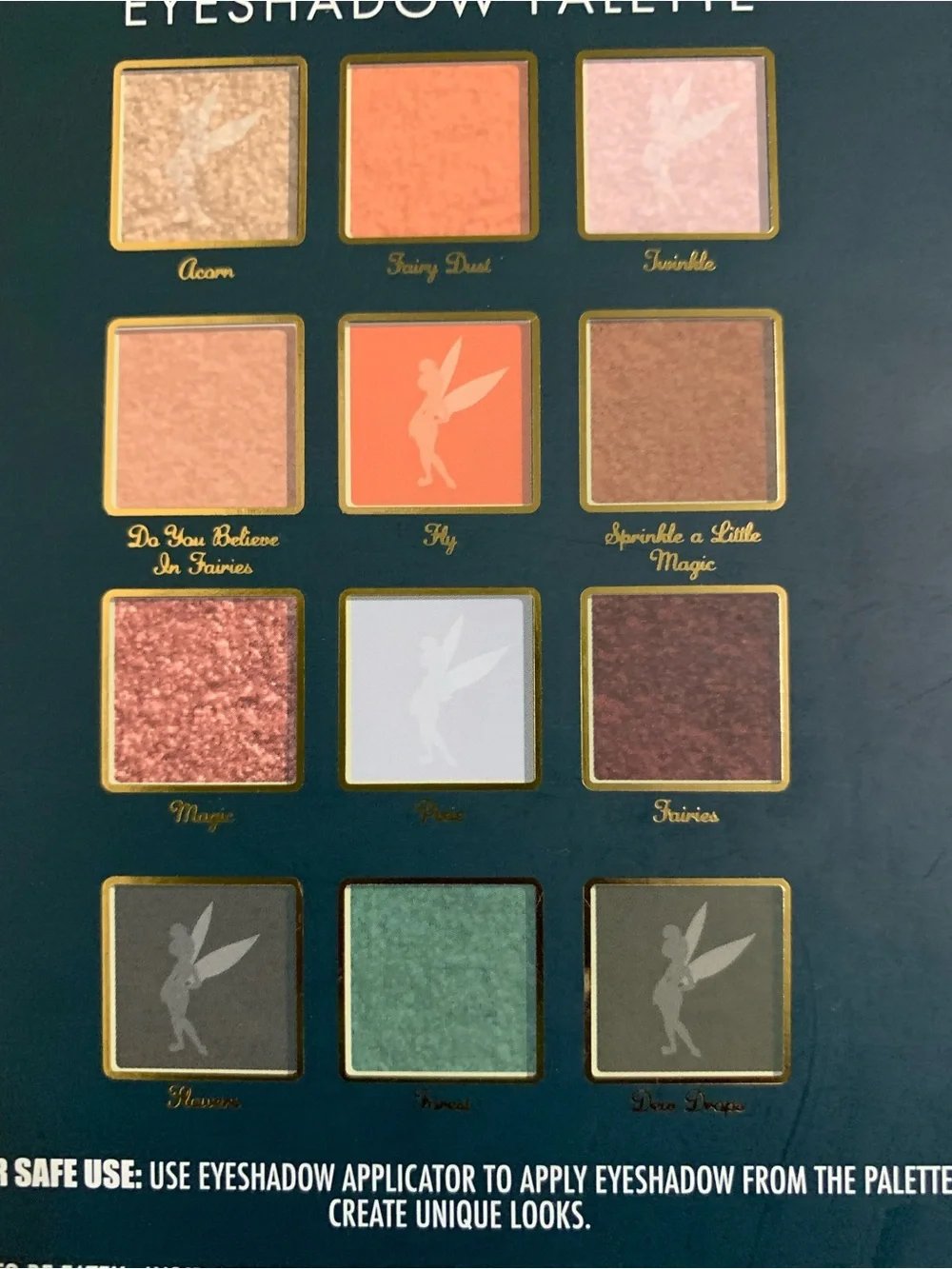 New Taste Beauty x Disney Tinker Bell 12 Color Eyeshadow Palette